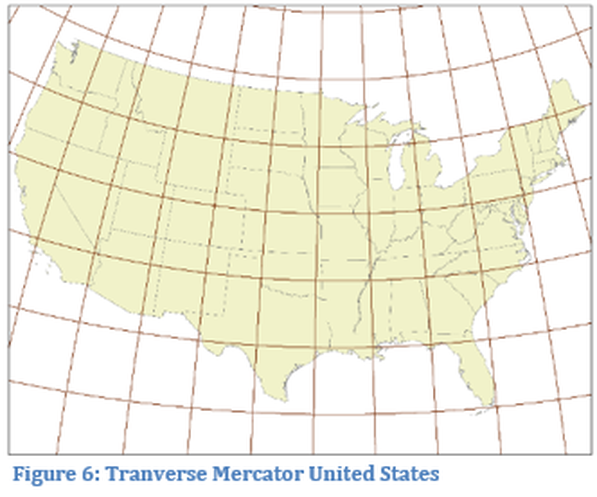 Figure 6: Transverse Mercator United States