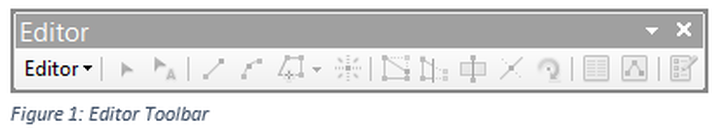 Figure 1: Editor Toolbar