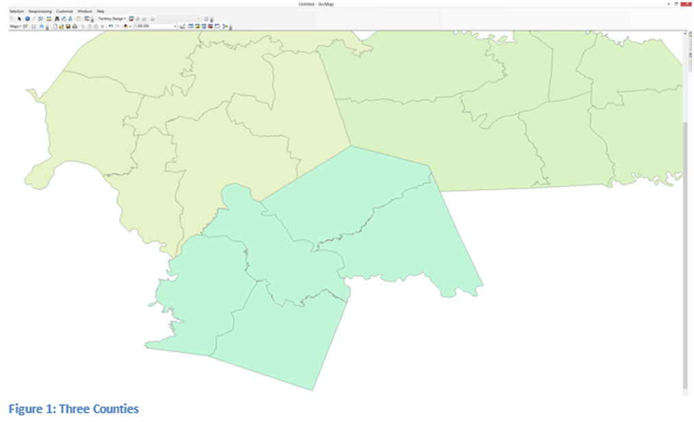 Figure 1: Three Counties