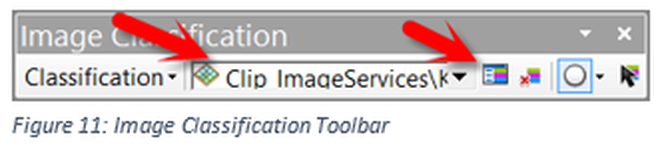 Figure 11: Image Classification Toolbar