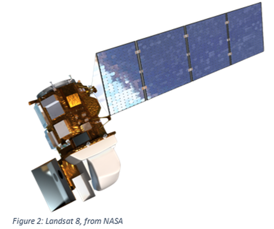 Figure 2: Landsat 8, from NASA